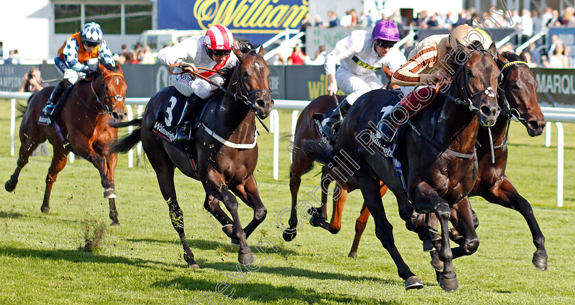 A Ali-0002 
 A'ALI (Frankie Dettori) wins The Wainwright Flying Childers Stakes
Doncaster 13 Sep 2019 - Pic Steven Cargill / Racingfotos.com