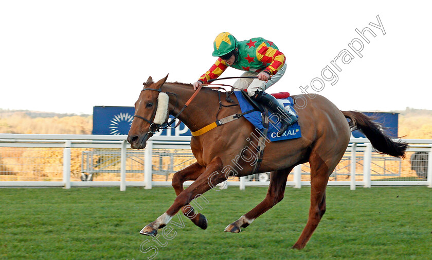 Lil-Rockerfeller-0004 
 LIL ROCKERFELLER (Trevor Whelan) wins The Coral Hurdle Ascot 25 Nov 2017 - pic Steven Cargill / Racingfotos.com