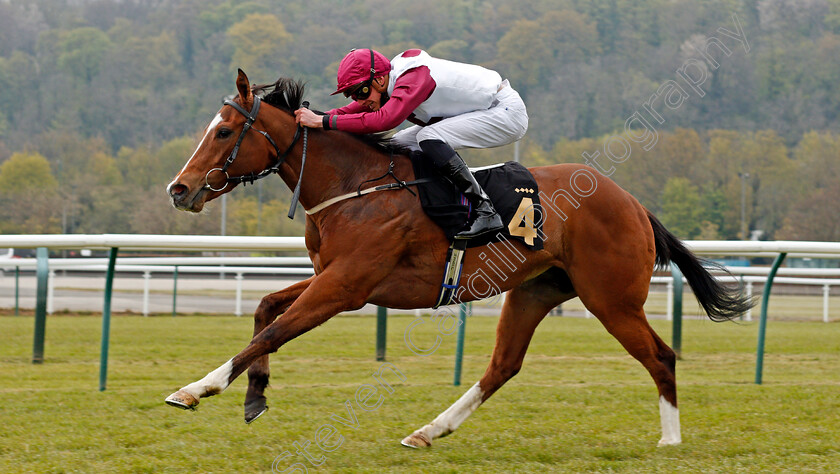 Fabiosa-0005 
 FABIOSA (James Doyle) wins The Watch On Racing TV Fillies Novice Stakes
Nottingham 27 Apr 2021 - Pic Steven Cargill / Racingfotos.com