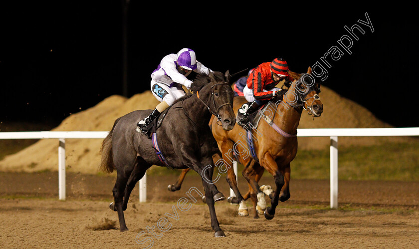 Indigo-Times-0002 
 INDIGO TIMES (Stevie Donohoe) beats SEA OF MYSTERY (right) in The tote Handicap
Chelmsford 8 Oct 2020 - Pic Steven Cargill / Racingfotos.com