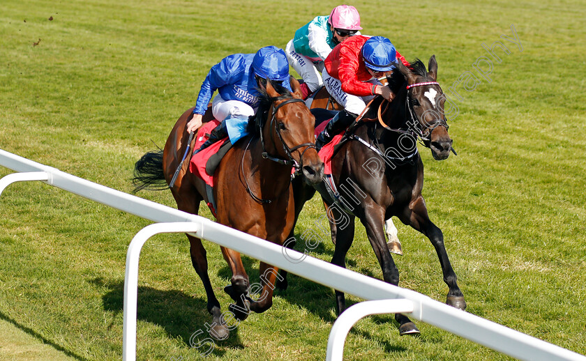 Nash-Nasha-0005 
 NASH NASHA (left, William Buick) beats BRECCIA (right) in The bet365 Fillies Novice Stakes
Sandown 23 Apr 2021 - Pic Steven Cargill / Racingfotos.com