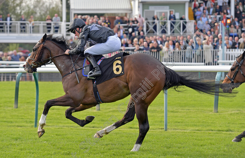 Rajmeister-0003 
 RAJMEISTER (Harry Burns) wins The British Racing Supports Stephen Lawrence Day Apprentice Handicap
Nottingham 22 Apr 2023 - pic Steven Cargill / Becky Bailey / Racingfotos.com