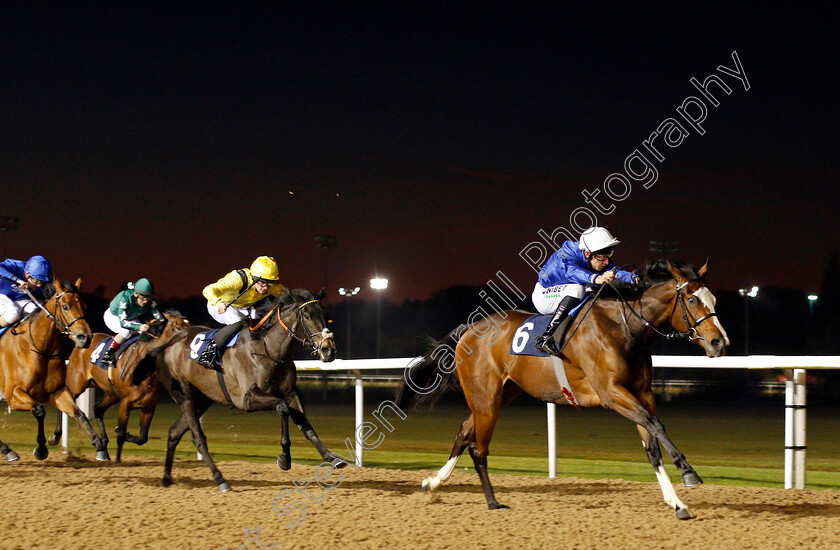 Endless-Echoes-0005 
 ENDLESS ECHOES (Luke Morris) beats RIDESON (yellow) in The Ladbrokes Home Of The Odds Boost Fillies Novice Stakes
Wolverhampton 20 Jan 2020 - Pic Steven Cargill / Racingfotos.com