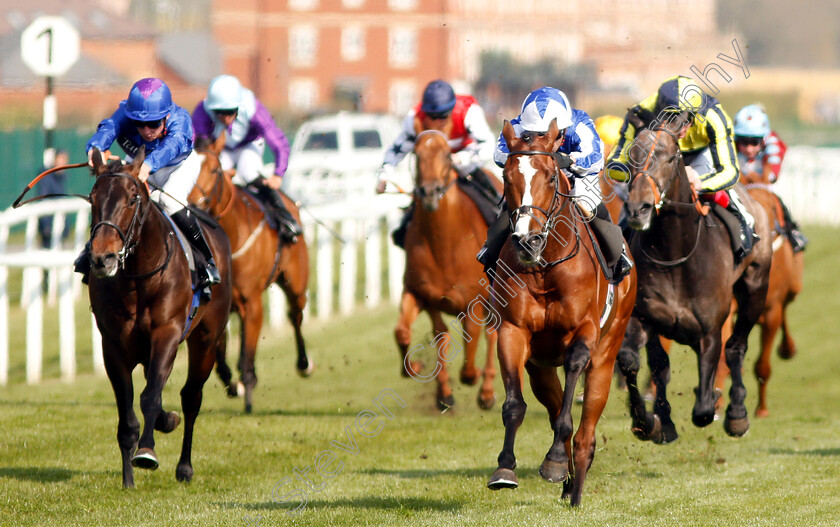 Fox-Chairman-0002 
 FOX CHAIRMAN (Silvestre De Sousa) beats MIGRATION (left) in The Dubai Duty Free Tennis Championships Maiden Stakes Div1
Newbury 13 Apr 2019 - Pic Steven Cargill / Racingfotos.com