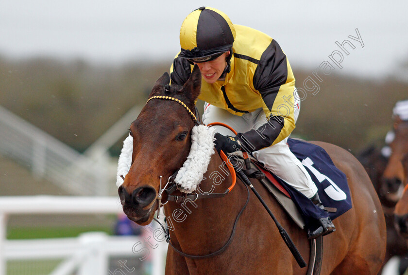 Another-Bertie-0006 
 ANOTHER BERTIE (Faye McManoman) wins The Coral Proud To Support British Racing Handicap
Southwell 13 Feb 2022 - Pic Steven Cargill / Racingfotos.com