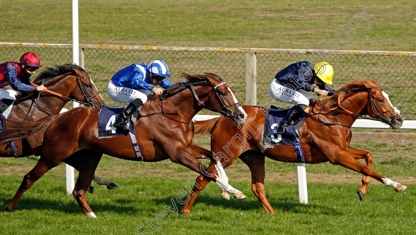 Crystal-Pegasus-0002 
 CRYSTAL PEGASUS (Ryan Moore) beats NASRAAWY (left) in The Sky Sports Racing HD Virgin 535 Handicap
Yarmouth 17 Sep 2020 - Pic Steven Cargill / Racingfotos.com