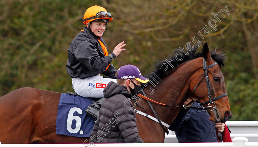 Patsy-Fagan-0007 
 PATSY FAGAN (Hollie Doyle) after The Get Your Ladbrokes Daily Odds Boost Handicap
Lingfield 26 Mar 2021 - Pic Steven Cargill / Racingfotos.com