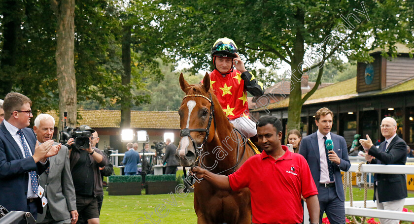 Montassib-0009 
 MONTASSIB (Cieren Fallon) winner of The Betfair Sprint Cup
Haydock 7 Sep 2024 - Pic Steven Cargill / Racingfotos.com