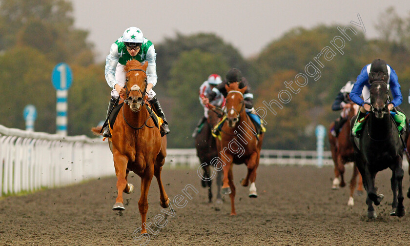 Glendevon-0009 
 GLENDEVON (Jamie Spencer) wins The 32Red British Stallion Studs EBF Novice Stakes Kempton 11 Oct 2017 - Pic Steven Cargill / Racingfotos.com