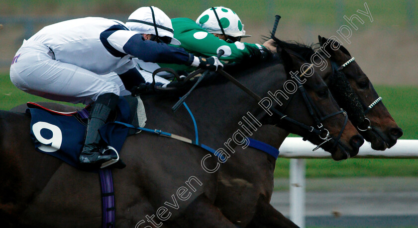 Clive-Clifton-0001 
 CLIVE CLIFTON (nearside) with FINAL ATTACJ (farside)
Wolverhampton 10 Dec 2018 - Pic Steven Cargill / Racingfotos.com