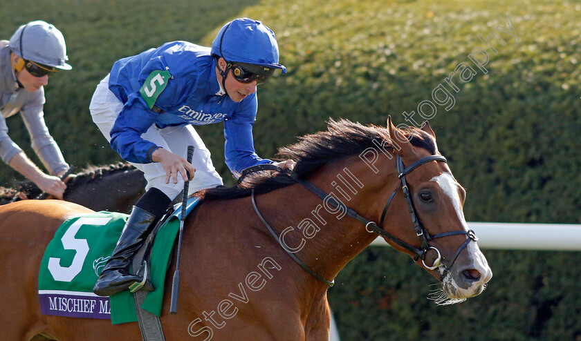 Mischief-Magic-0003 
 MISCHIEF MAGIC (William Buick) wins The Breeders' Cup Juvenile Turf Sprint
Breeders Cup Meeting, Keeneland USA, 4 Nov 2022 - Pic Steven Cargill / Racingfotos.com