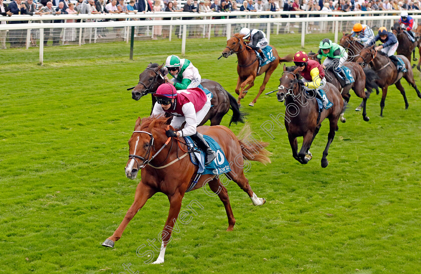 Zoulu-Chief-0002 
 ZOULU CHIEF (Gina Mangan) wins The Sky Bet Nursery
York 23 Aug 2023 - Pic Steven Cargill / Racingfotos.com