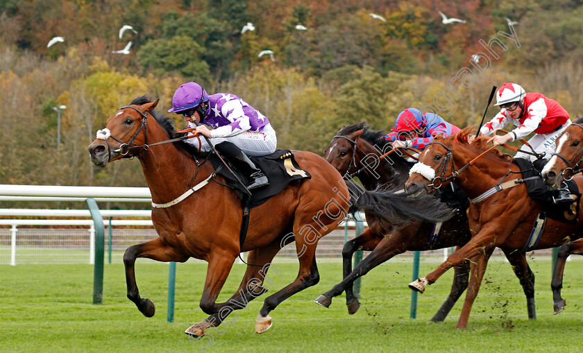 Hey-Mr-0004 
 HEY MR (Rossa Ryan) wins The Like Mansionbet On Facebook Nursery 
Nottingham 28 Oct 2020 - Pic Steven Cargill / Racingfotos.com