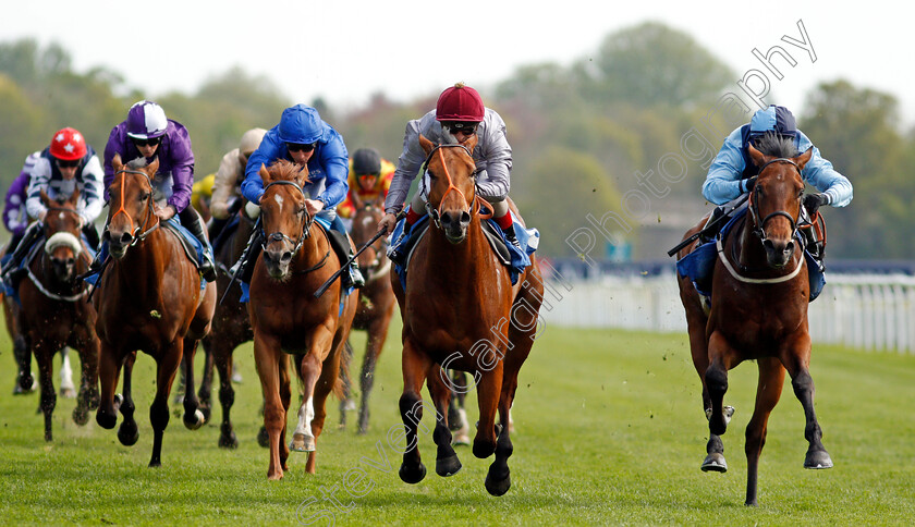 Lusail-0005 
 LUSAIL (centre, Andrea Atzeni) beats MATTICE (right) in The Constant Security ebfstallions.com Maiden Stakes
York 13 May 2021 - Pic Steven Cargill / Racingfotos.com