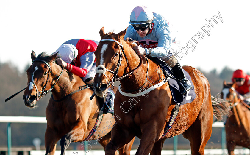 Lucky s-Dream-0004 
 LUCKY'S DREAM (Richard Kingscote) wins The Heed Your Hunch At Betway Handicap
Lingfield 27 Feb 2021 - Pic Steven Cargill / Racingfotos.com