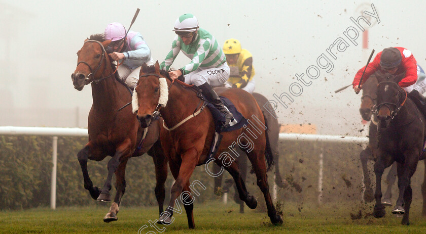 Tomfre-0002 
 TOMFRE (left, Rob Hornby) beats FIRMAMENT (right) in The Best Odds On The Betfair Exchange Handicap
Doncaster 7 Nov 2020 - Pic Steven Cargill / Racingfotos.com