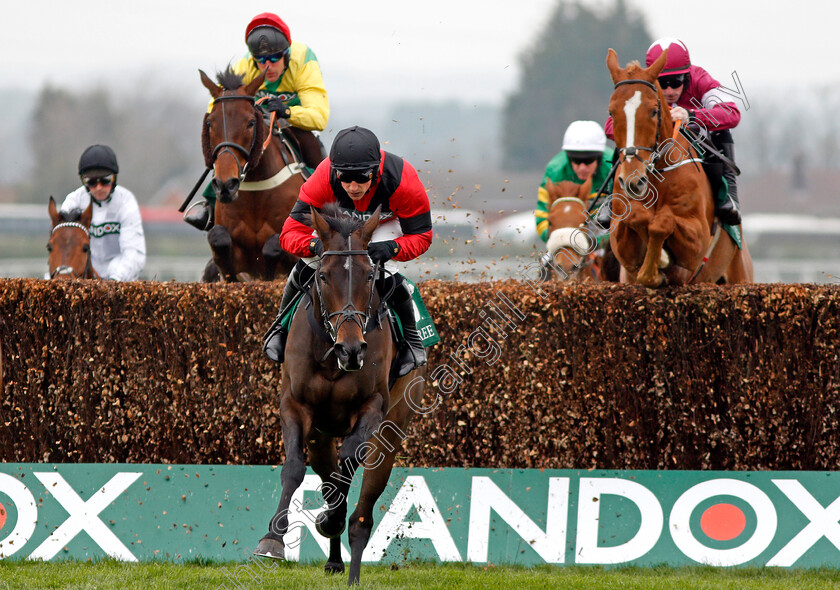 Rene s-Girl-0001 
 RENE'S GIRL (Harry Skelton) Aintree 12 Apr 2018 - Pic Steven Cargill / Racingfotos.com