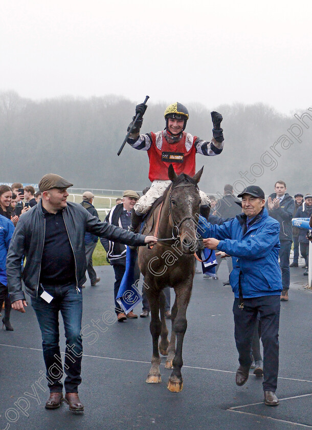 Potters-Corner-0009 
 POTTERS CORNER (Jack Tudor) after The Coral Welsh Grand National
Chepstow 27 Dec 2019 - Pic Steven Cargill / Racingfotos.com