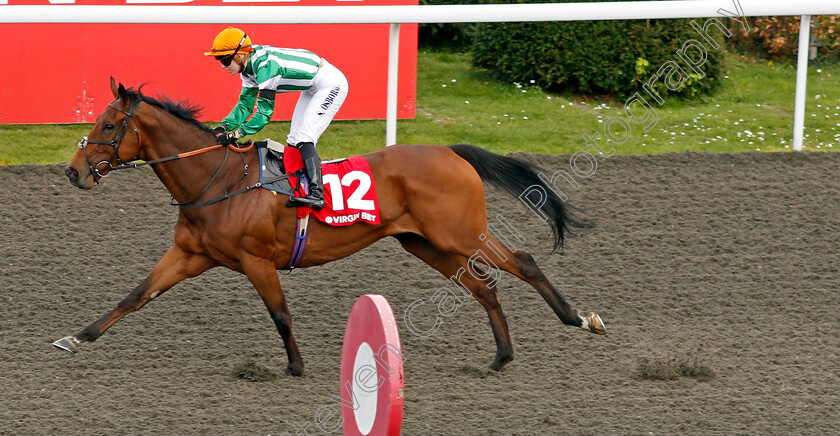 Duty-Of-Care-0001 
 DUTY OF CARE (Saffie Osborne) wins The Virgin Bet Queen's Prize Handicap
Kempton 6 Apr 2024 - Pic Steven Cargill / Racingfotos.com