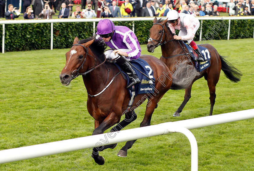 Kew-Gardens-0005 
 KEW GARDENS (Ryan Moore) beats LAH TI DAR (right) in The William Hill St Leger
Doncaster 15 Sep 2018 - Pic Steven Cargill / Racingfotos.com