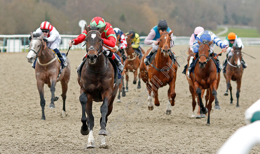 Cable-Speed-0006 
 CABLE SPEED (Ben Curtis) wins The Ladbrokes Where The Nation Plays Novice Median Auction Stakes Div1
Lingfield 4 Jan 2020 - Pic Steven Cargill / Racingfotos.com