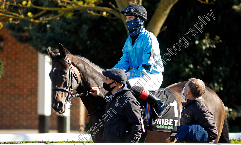 Pretending-0001 
 PRETENDING (Christian Howarth)
Kempton 5 Apr 2021 - Pic Steven Cargill / Racingfotos.com