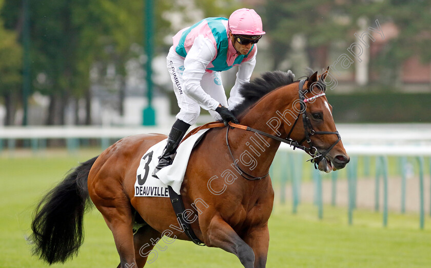 Klondike-0008 
 KLONDIKE (Christophe Soumillon) winner of The Prix de Reux
Deauville 3 Aug 2024 - Pic Steven Cargill / Racingfotos.com