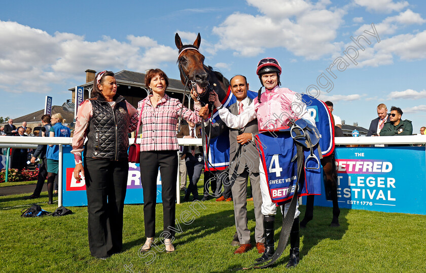 Sweet-William-0008 
 SWEET WILLIAM (Robert Havlin) winner of The Betfred Howard Wright Doncaster Cup
Doncaster 13 Sep 2024 - Pic Steven Cargill / Racingfotos.com