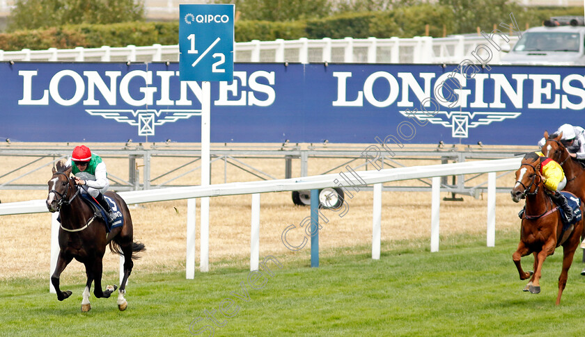 Pyledriver-0007 
 PYLEDRIVER (P J McDonald) beats TORQUATOR TASSO (right) in The King George VI & Queen Elizabeth Qipco Stakes
Ascot 23 Jul 2022 - Pic Steven Cargill / Racingfotos.com