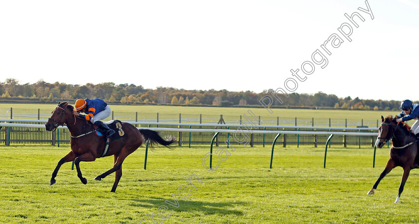 Turntable-0004 
 TURNTABLE (Kaiya Fraser) wins The Newmarket Beacon Thanks Mark Kirby Handicap
Newmarket 28 Oct 2022 - Pic Steven Cargill / Racingfotos.com