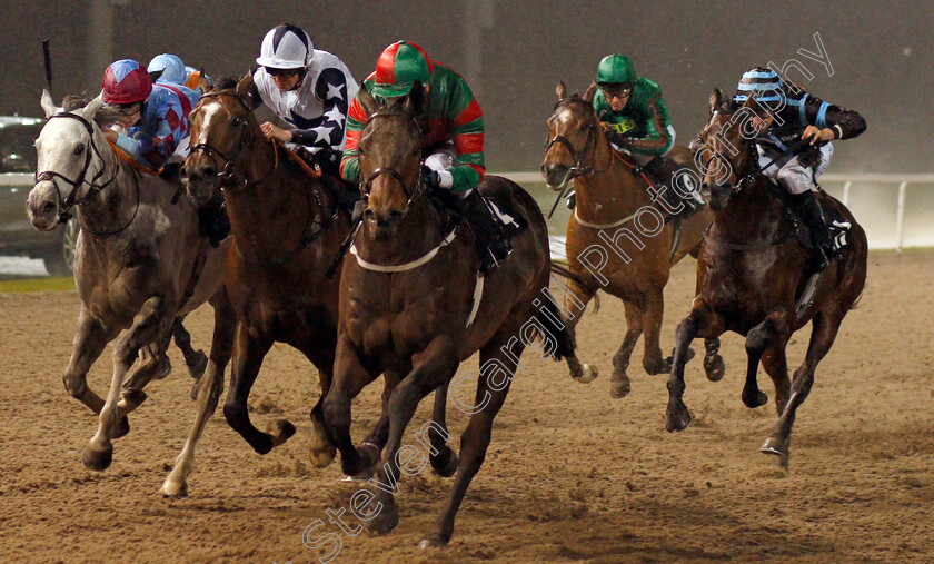 Another-Touch-0001 
 ANOTHER TOUCH (centre, Barry McHugh) beats THE GILL BROTHERS (left) and MUTAFANI (2nd left) in The Bet toteswinger At totesport.com Handicap
Chelmsford 28 Nov 2019 - Pic Steven Cargill / Racingfotos.com