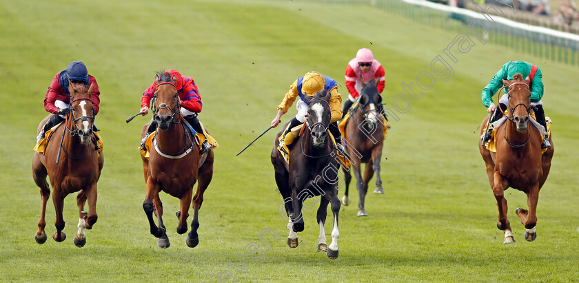 Dreamloper-0003 
 DREAMLOPER (2nd left, Kieran Shoemark) beats VILLE DE GRACE (2nd right) EBAIYRA (right) and LILAC ROAD (left) in The Betfair Exchange Dahlia Stakes
Newmarket 1 May 2022 - Pic Steven Cargill / Racingfotos.com