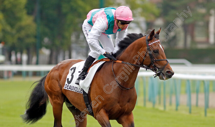 Klondike-0009 
 KLONDIKE (Christophe Soumillon) winner of The Prix de Reux
Deauville 3 Aug 2024 - Pic Steven Cargill / Racingfotos.com