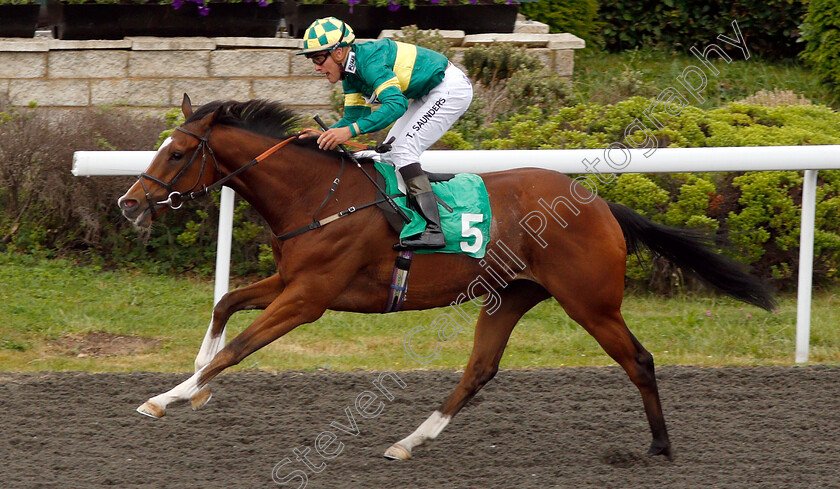 Quick-Breath-0006 
 QUICK BREATH (Tyler Saunders) wins The 100% Profits Boost At 32RedSport.com Handicap
Kempton 5 Jun 2019 - Pic Steven Cargill / Racingfotos.com