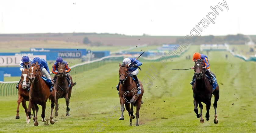 Shadow-Of-Light-0007 
 SHADOW OF LIGHT (left, William Buick) beats EXPANDED (right) and ANCIENT TRUTH (centre) in The Darley Dewhurst Stakes
Newmarket 12 Oct 2024 - Pic Steven Cargill / Racingfotos.com