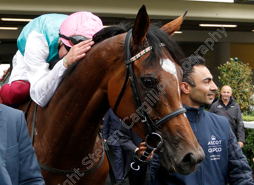 Enable-0025 
 ENABLE (Frankie Dettori) after winning The King George VI and Queen Elizabeth Stakes
Ascot 27 Jul 2019 - Pic Steven Cargill / Racingfotos.com