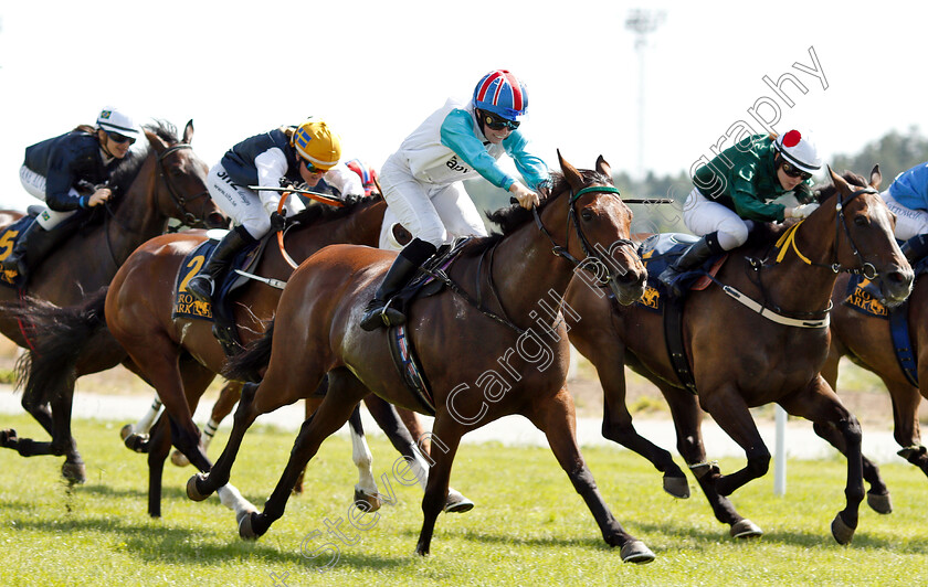 Nastenka-0002 
 NASTENKA (Jane Elliott) wins The Women Jockeys' World Cup Leg4
Bro Park Sweden 30 Jun 2019 - Pic Steven Cargill / Racingfotos.com