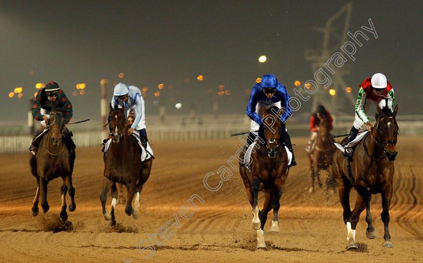 Thunder-Snow-0010 
 THUNDER SNOW (2nd right, Christophe Soumillon) beats NORTH AMERICA (right) in The Al Maktoum Challenge Round 2 Meydan 8 Feb 2018 - Pic Steven Cargill / Racingfotos.com