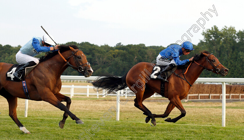 Asoof-0002 
 ASOOF (Jason Watson) beats SERGIO LEONE (left) in The Relyon Cleaning Newbury Handicap
Newbury 26 Jul 2018 - Pic Steven Cargill / Racingfotos.com