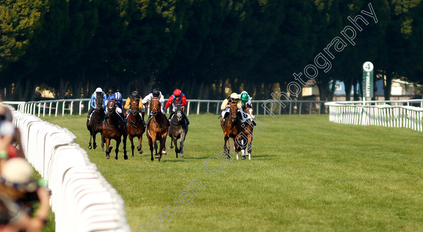 Tiffany-0014 
 TIFFANY (Luke Morris) wins The T. Von Zastrow Stutenpreis (Group 2)
Baden-Baden 31 Aug 2024 - Pic Steven Cargill / Racingfotos.com