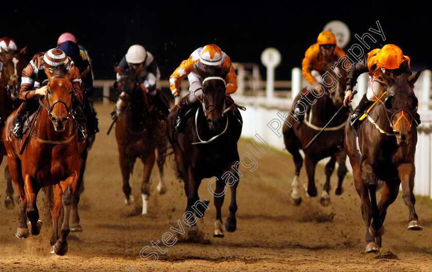 Mr-Scaramanga-0003 
 MR SCARAMANGA (left, Tom Marquand) beats DELICATE KISS (right, Hollie Doyle) in The Racing Welfare Supporting Racing's Workforce Handicap
Chelmsford 22 Oct 2020 - Pic Steven Cargill / Racingfotos.com