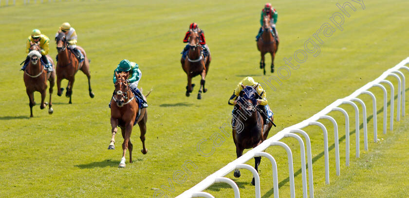 Muhalhel-0004 
 MUHALHEL (right, Tom Marquand) beats ACCRINGTON STANLEY (centre) in The Larsen Building Products Claiming Stakes
Leicester 1 Jun 2021 - Pic Steven Cargill / Racingfotos.com