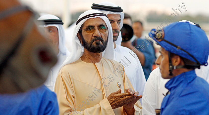 Sheikh-Mohammed-0007 
 SHEIKH MOHAMMED shows up at the races
Meydan 7 Mar 2020 - Pic Steven Cargill / Racingfotos.com