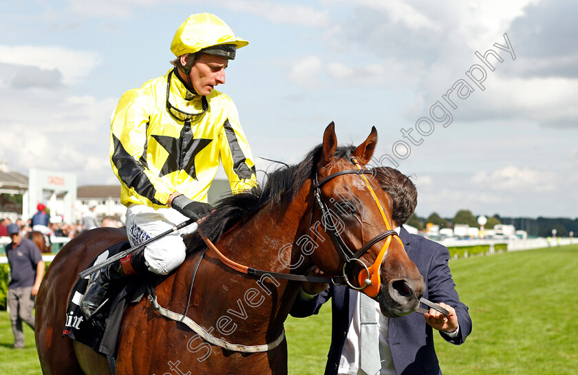 Caturra-0007 
 CATURRA (Adam Kirby) after The Wainwright Flying Childers Stakes
Doncaster 10 Sep 2021 - Pic Steven Cargill / Racingfotos.com