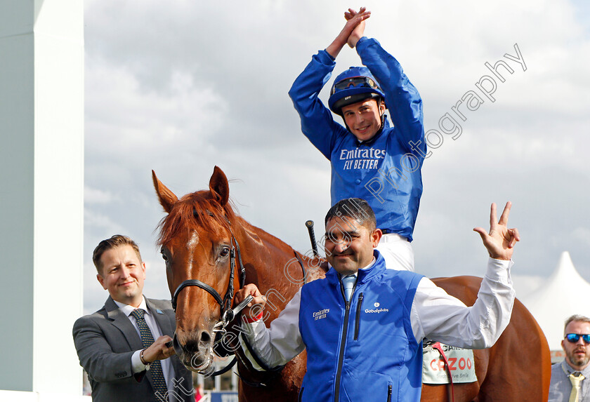 Hurricane-Lane-0017 
 HURRICANE LANE (William Buick) winner of The Cazoo St Leger
Doncaster 11 Sep 2021 - Pic Steven Cargill / Racingfotos.com