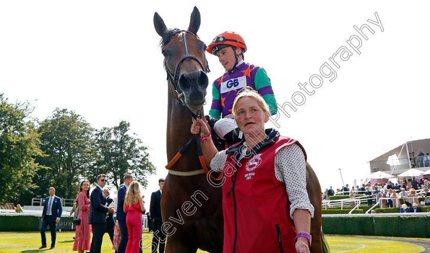 Lady-Bowthorpe-0013 
 LADY BOWTHORPE (Kieran Shoemark) after The Qatar Nassau Stakes
Goodwood 29 Jul 2021 - Pic Steven Cargill / Racingfotos.com