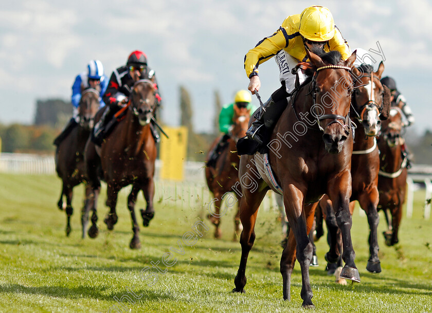 Beshaayir-0004 
 BESHAAYIR (Ryan Moore) wins The British Stallion Studs EBF Maiden Stakes Div2 Newbury 22 Sep 2017 - Pic Steven Cargill / Racingfotos.com