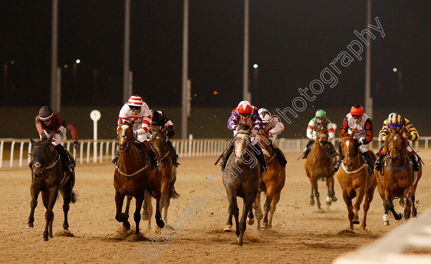 Harbour-Vision-0001 
 HARBOUR VISION (centre, Paddy Mathers) beats ZORAWAR (2nd left) and THE SPECIAL ONE (left) in The Double Delight Hat-Trick Heaven At totesport.com Handicap
Chelmsford 20 Feb 2019 - Pic Steven Cargill / Racingfotos.com