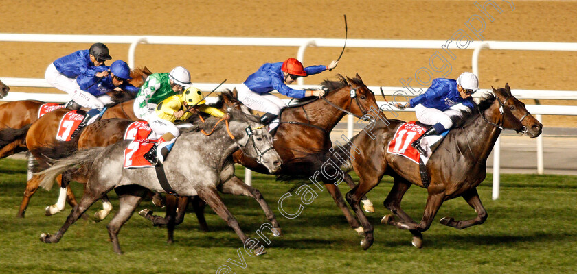 Loxley-0003 
 LOXLEY (Mickael Barzalona) beats DEFOE (left) in The Dubai City Of Gold
Meydan 7 Mar 2020 - Pic Steven Cargill / Racingfotos.com