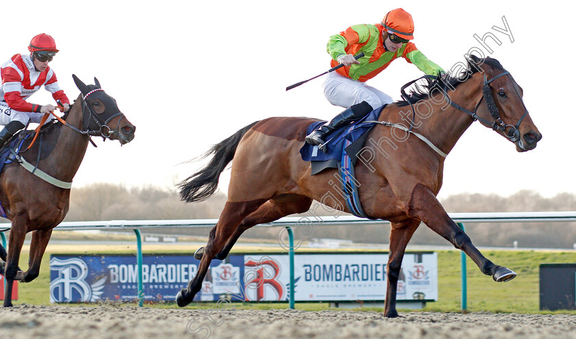 Agent-Of-Fortune-0001 
 AGENT OF FORTUNE (Hector Crouch) wins The Bombardier March To Your Own Drum Classified Stakes
Lingfield 9 Dec 2019 - Pic Steven Cargill / Racingfotos.com